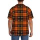 thumbnail image 3 of Fotbe Halloween Tartan Plaid Camisa Estampada de Manga Corta para Hombre, Casual de Verano, Estilo Playero, Sin Arrugas-X-Large, 3 of 5