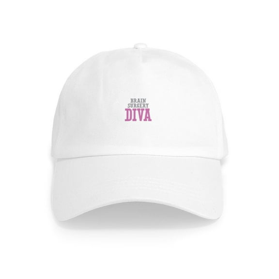 CafePress - Brain Surgery DIVA Cap - Adjustable 100% Brushed Unisex Casual Cotton Baseball Cap, Beige, 1
