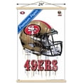thumbnail image 3 of NFL San Francisco 49ers - Drip Helmet 20 Wall Poster with Wooden Magnetic Frame, 22.375" x 34", 3 of 5