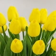 thumbnail image 5 of Dujiujun Artificial Tulip Not Wither Realistic Vivid  Keeping Plastic Flower Arrangement Simulation Tulip Home Decoration, 5 of 6