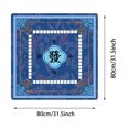 thumbnail image 3 of Noise Reducing Anti Slip Mahjong Game Mat Portable Table Cover For Poker Domino Card Board Game Indoor Entertainment, 3 of 4