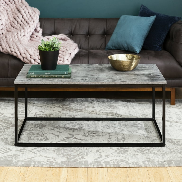 Faux concrete coffee table deals