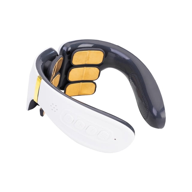 Portable Neck Massager With Heat 4 Massage Modes 15 Depth Settings 12 Rotating Nodes USB Rechargeable Ergonomic U Shape Design