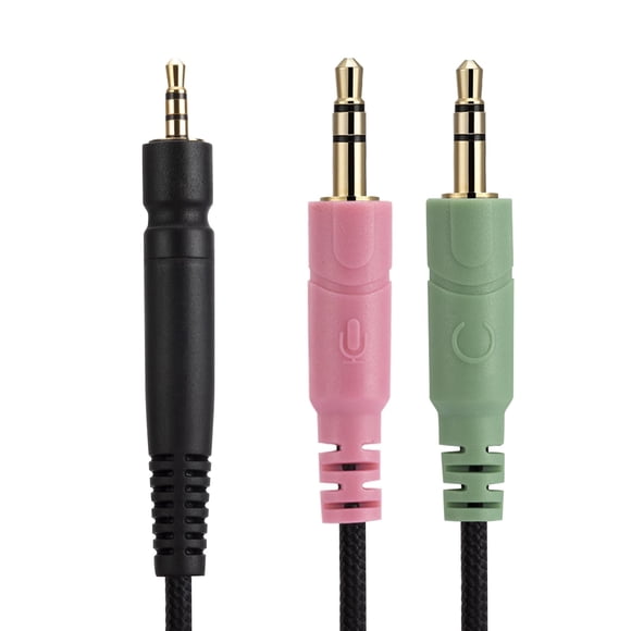 Cable de audio UNCLE LIGHT para Sennheiser GAME ONE GAME ZERO PC 373D GSP 350 jack 3.5mm a 2.5mm 2 metros