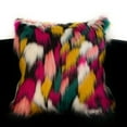 thumbnail image 2 of Plutus Brands Purple, Yellow, Black Plutus Amazonian Bird Animal Faux Fur Luxury Throw Pillow 20 in x 26in, Double Sided 20" x 26" Standard, 2 of 3