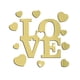 thumbnail image 1 of Bienvenido Love-pegatina de espejo acrílico, autoadhesivo impermeable tridimensional, bricolaje, 1 of 5