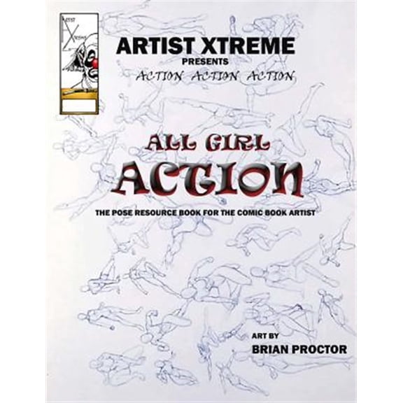 Pre-Owned All Girl Action Pose Reference Book