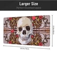 thumbnail image 4 of XMXT Non-Slip Gaming Mouse Pad, Axe Skull Lumberjack Mousepad Computer Keyboard Mats Desk Pads Office Decor Accessories, 15.8"x29.68", 4 of 8