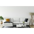 thumbnail image 3 of Simply Daisy 26" x 26" Modern Monogram Decorative Throw Pillow, Autumn Gold, 3 of 3