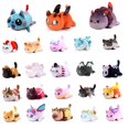 thumbnail image 2 of Meemeow-peluche de comida para gatos, almohada de hamburguesa de patatas fritas, peluches Kawaii, bonitos gatos peludos, regalos, novedad Fivean unisex, 2 of 2