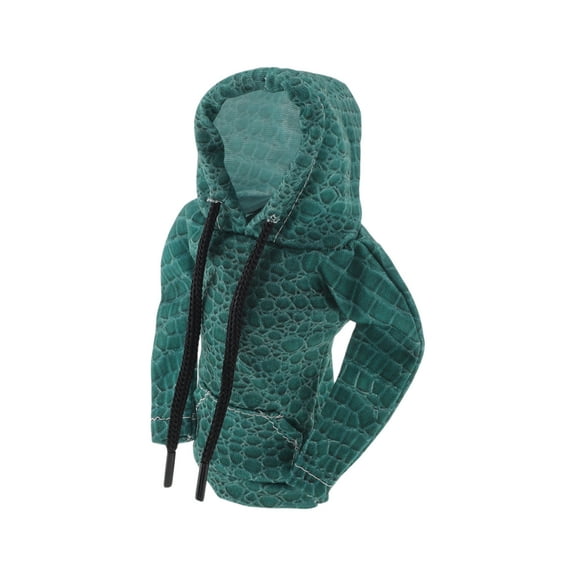 Unique Bargains Gear Shift Knob Cover Car Shift Knob Hoodie Green Polyester 6.3"x5.12" 1 Pc Digital Printing