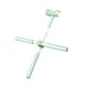 thumbnail image 5 of stick flexibilidad potenciador de baile entrenamiento de ejercicio ejercicio de ejercicio de espalda de espiral de la herramienta de estiramiento Verde, 5 of 8