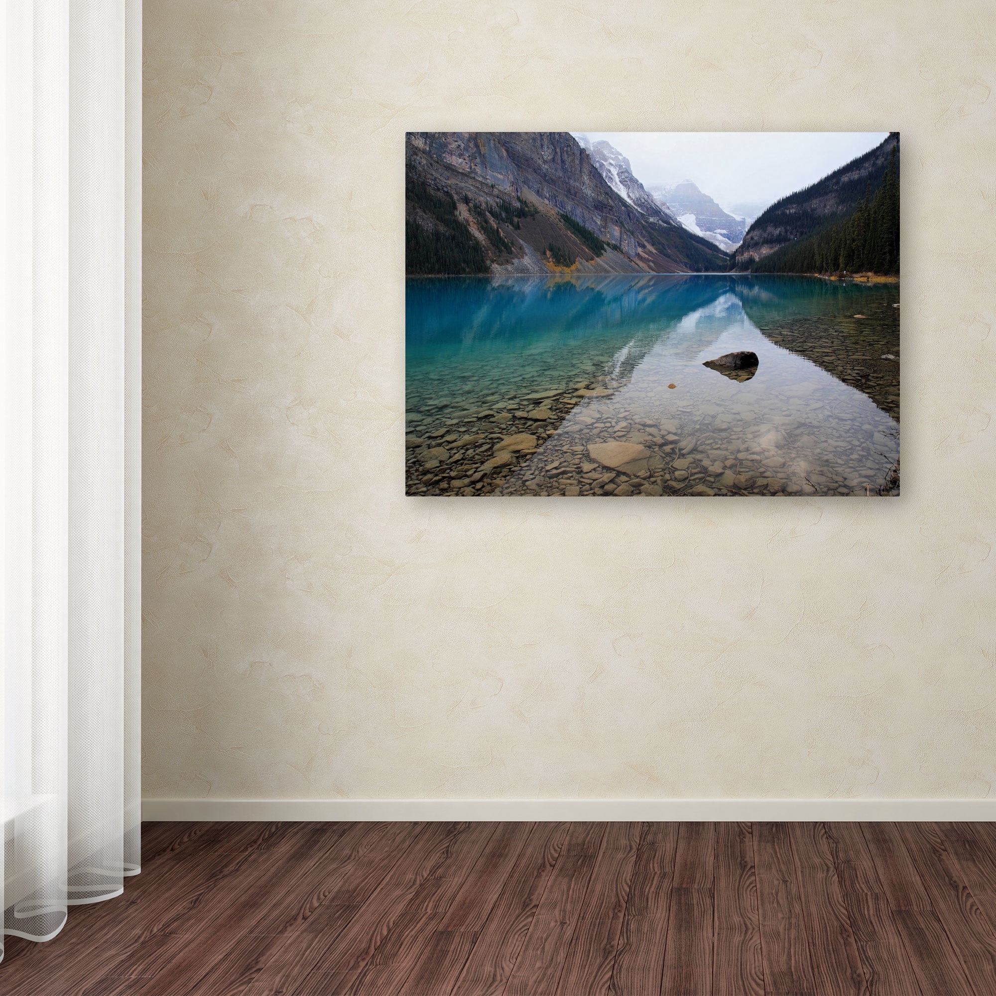 Trademark Fine Art "Lake Louise" Canvas Art by Pierre Leclerc