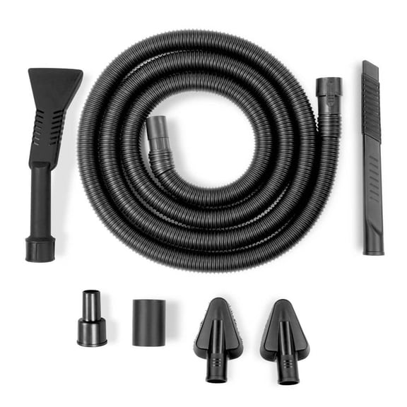 1-1/4 in. VT1734 Car Cleaning Kit Accessory Shop Vacuum Attachments with 14-ft Locking Hose for RIDGID Wet Dry Vacs