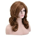 thumbnail image 4 of DOPI Fashion Sexy Wig Wavy Women Brown Synthetic Wigs Rose Net Hot for Woman(2Pack), 4 of 4