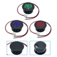 thumbnail image 2 of 1Pc Dc4-100V Voltmeter Led Digital Display Round 2-Wire Voltmeter Dc Digital Car Current Meter Voltage Meters Volt Detector Blue Fangkenuo, 2 of 5