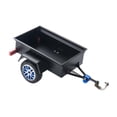 thumbnail image 4 of Fiocias RC Crawler Trailer Metal Utility Trailer Hitch Mount Remote Control Car Accessory Easy to Install Model Car Modification Suitable for Model Cars Hauling Exhibition Black, 4 of 8