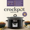 thumbnail image 5 of Crock-Pot 4-Quart Digital Countdown Slow Cooker, Black, 5 of 5