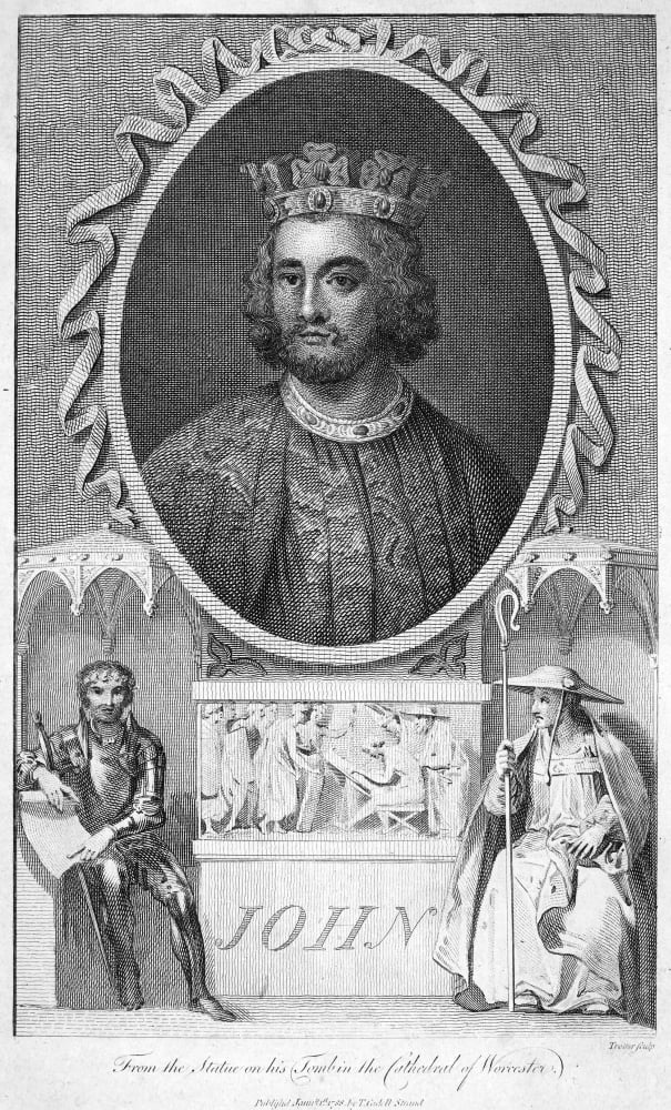 King John Of England /N(11671216). King Of England, 11991216. Line