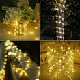 thumbnail image 6 of Solar Rope Lights, 66ft 200 LED Solar String Lights with 8 Modes Solar Powered Outdoor Lights Waterproof, Flexible Clear Tube Lights for Garden, Patio, Backyard, Tree Decor, Warm White, 6 of 9