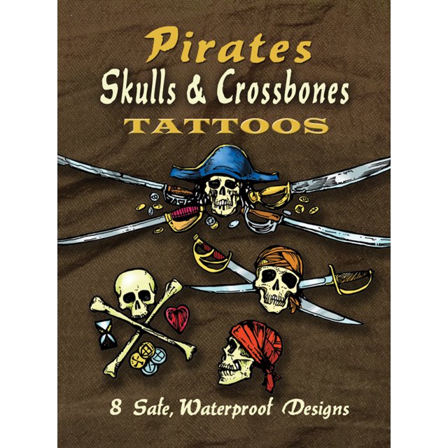 Dover 466746 Dover Publications-Pirates Crânes & Os Croisés Tatouages