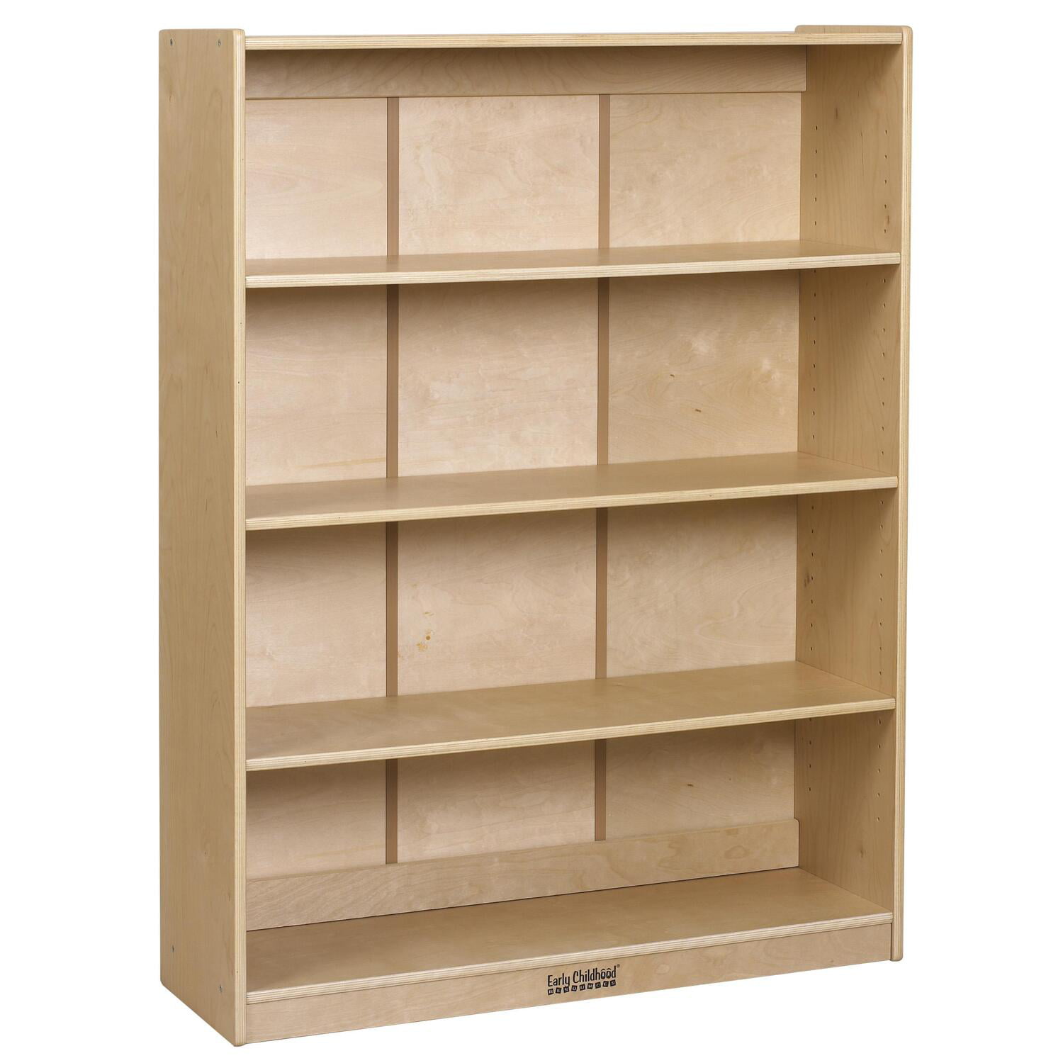 3 Storage Shelves GREENGUARD Gold Certified Wooden Bookshelf Organizer for Kids Natural ECR4Kids 36” H Birch Bookcase with Adjustable Shelves Shelving Units and Storage 