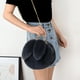 thumbnail image 4 of Bolso bandolero de conejo de peluche para mujer | Bolsa de poliéster suave con orejas | Cierre de clip | Rosa, Caqui, Gris, Blanco | 22x21cm | Bolso accesorio para el pelo espacioso y mono, 4 of 6