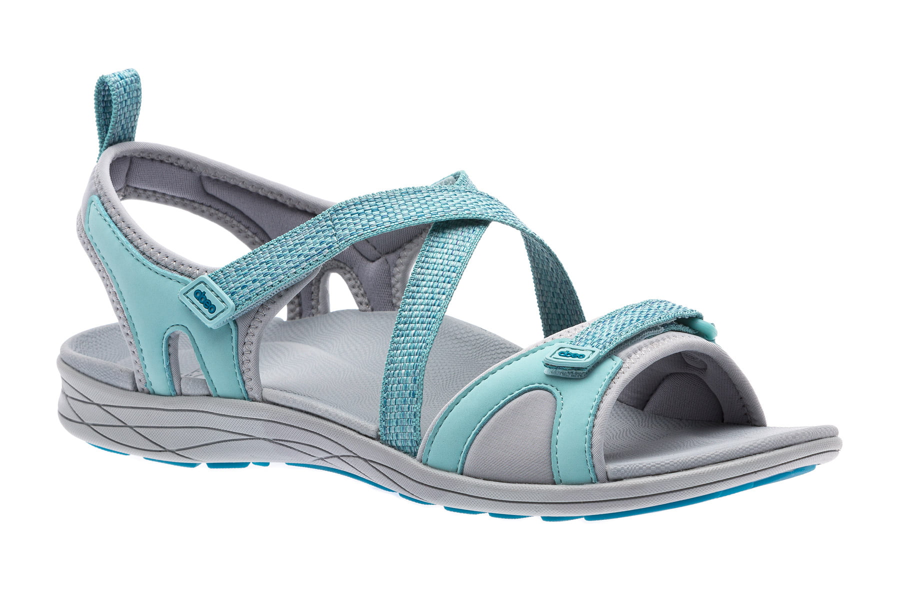 ABEO Footwear - ABEO Pearl Neutral - Low Heel Sandals - Walmart.com ...