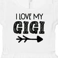 thumbnail image 4 of Inktastic I Love My Gigi with Arrow Girls Baby Dress, 4 of 5