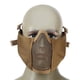 thumbnail image 4 of Máscara de malla de alambre de acero de media cara con protección para los oídos para Airsoft (caqui) Ehuebsd Para estrenar, 4 of 9