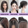 thumbnail image 3 of XINQIHANG 2 Pcs Extensions de Cheveux Courts à Clipser pour Hommes et Femmes, 8 Pouces 1Pcs Invisible 2 Clips à Clipser, Postiches Sans Couture Brun Clair Ajoutant du Volume de Cheveux pour Cheveux Clairsemés, 3 of 7