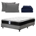 thumbnail image 1 of Colchón Matrimonial Dicasa Premier con box Rivo y Sábanas Softy con Almohadas 2-Pack, 1 of 8