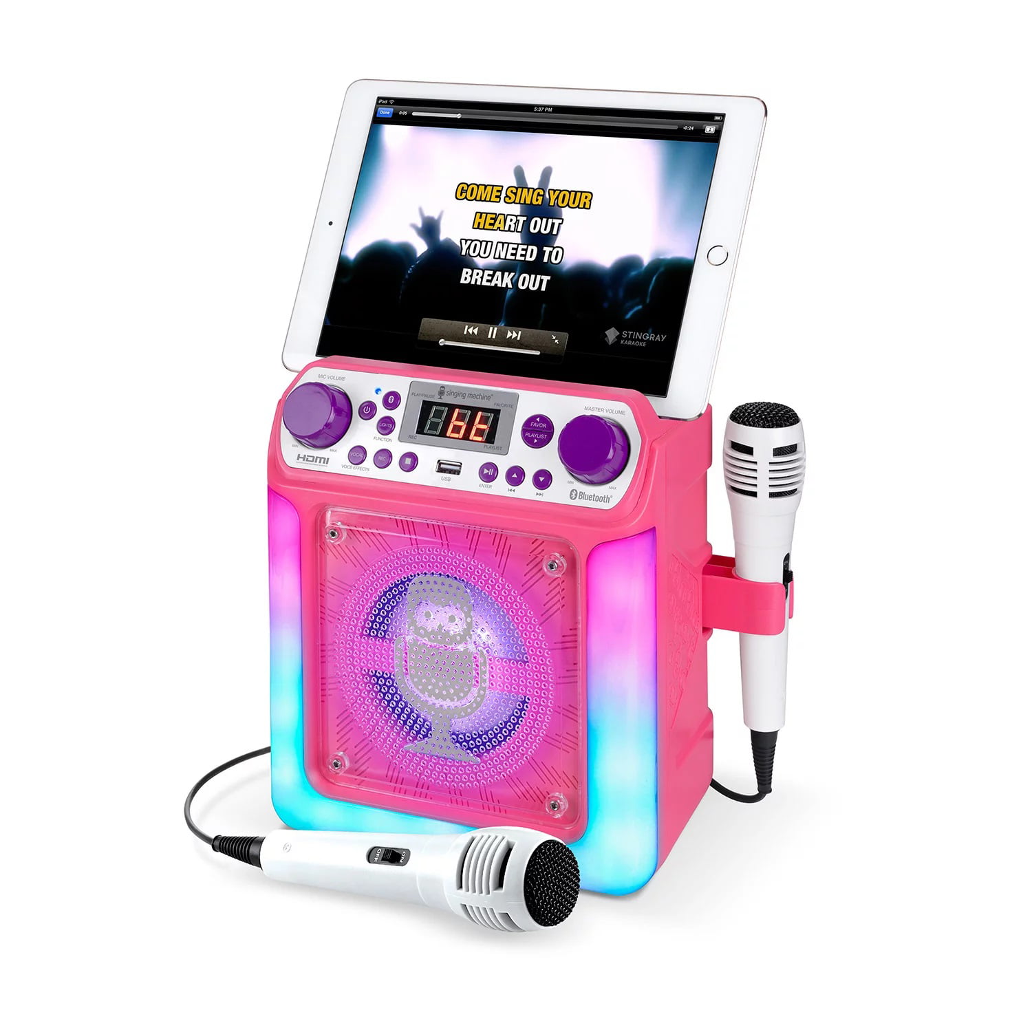 Singing Machine Pink Groove Mini - Walmart.com