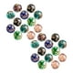 thumbnail image 5 of 40 cuentas de vidrio que brillan en la oscuridad. Hermosas cuentas espaciadoras redondas para manualidades., 5 of 8