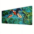 thumbnail image 5 of Cute Koi Lotus Leaf Painting Desk Mat Desk Pad Large Gaming Mouse Pad E-Sports Office Keyboard Pad Computer Mouse Non-Slip Computer Mat Gift For Teen/Boyfriend/Girlfriend, 5 of 8