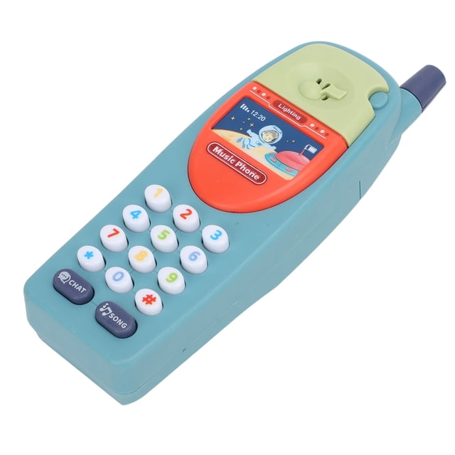 Baby Learning Educational Phone Teléfono De Juguete De Plástico Para Niños Pequeños Con Simulación De Música Relajante Para La Educación Temprana