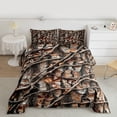 thumbnail image 2 of Feelyou Rustic Tree Branches Twin Comforter Sets, Leaf Botanical Bedding Set, 2 Pieces, 2 of 8