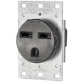 thumbnail image 2 of Leviton 5372-S00 Flush Mount Power Outlet, 30A, 250V, NEMA 6-30R, 2P, 3W, 2 of 2