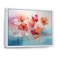thumbnail image 2 of Designart Romantic Landscape Oversized framed wall art decor, Romantic Landscape framed wall Art, Abstract Romantic Flowers composition , Multi-Color Traditional White Framed Wall Art, 2 of 5