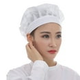 thumbnail image 3 of Unisex Breathable Adjustable Mesh Cap Factory Worker Kitchen Cooking Chef Hat, 3 of 7