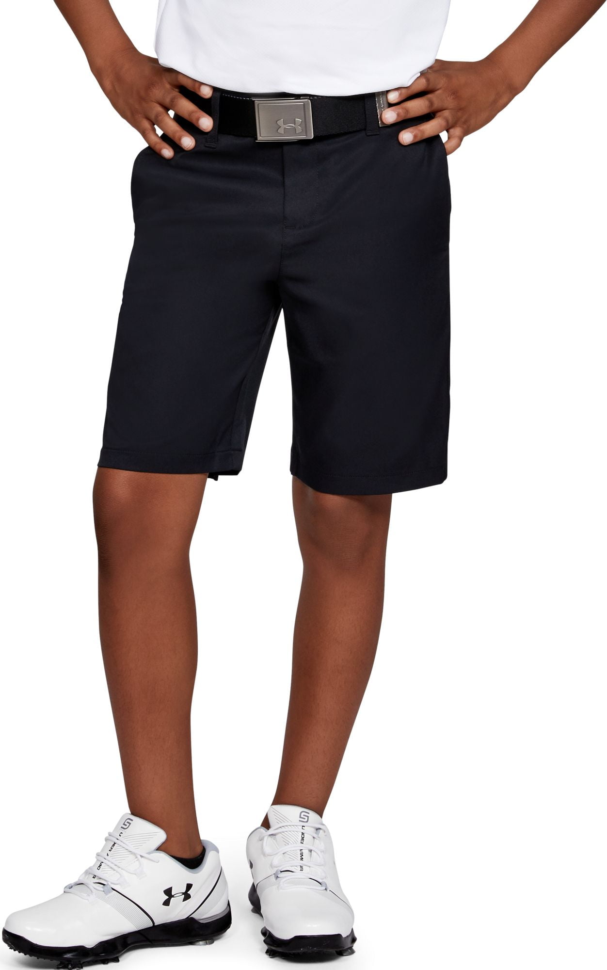 boys under armour match play shorts