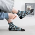 thumbnail image 2 of Pofeuu Blue Excavator Print 30cm Socks, Adult Running Hiking Socks for Youth and Adult, 2 of 7