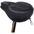 thumbnail image 1 of Funda de sillín de bicicleta de gel grande con sillín hueco Funda de asiento de gel de silicona acolchada de espuma viscoelástica antideslizante para hombres y mujeres JM, 1 of 5