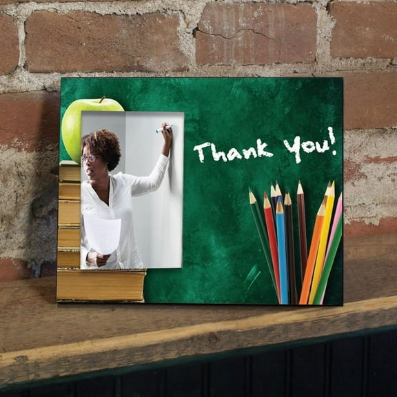 VictoryStore Gift Frame - Picture Frame - Thank You Teacher Gift - Holds 4 inches X 6 inches Picture