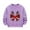 #0004-Purple, variant on Cowsor Girls Sweatshirts Kids Cute Graphic Crewneck Pullover Tops Xmas Long Sleeve Holiday Shirts
