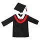thumbnail image 1 of FELTECHELECTR 1 juego de bata de graduación para niños, disfraz de cosplay (cuello rojo con certificado de 120 cm), 1 of 6