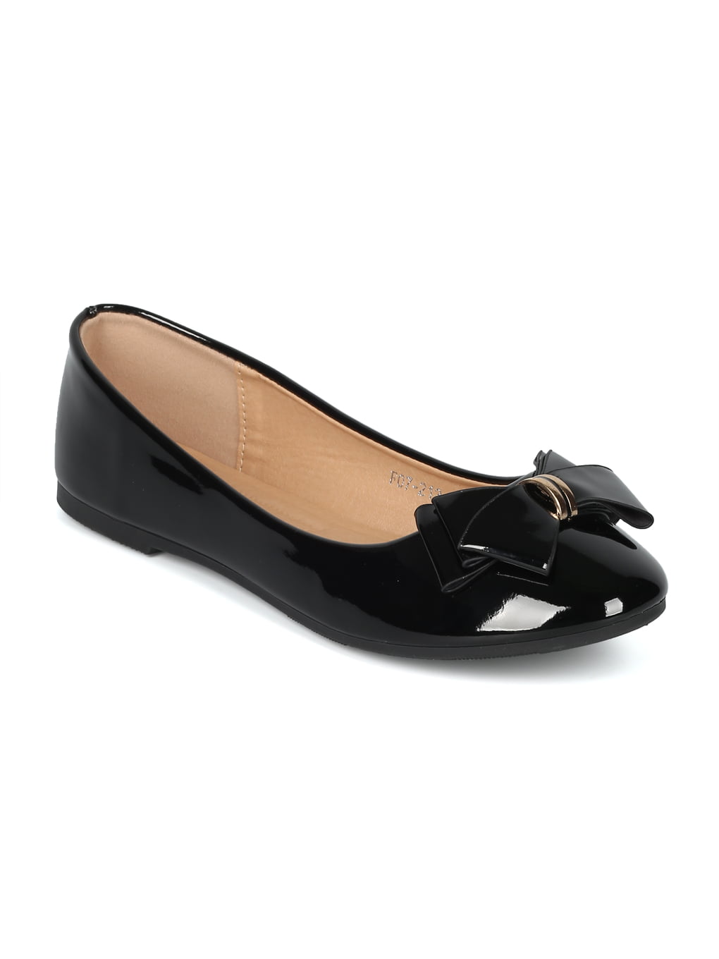 New Women Patent Leatherette Bow Tie Ballet Flat - 18050 By SBUP ...