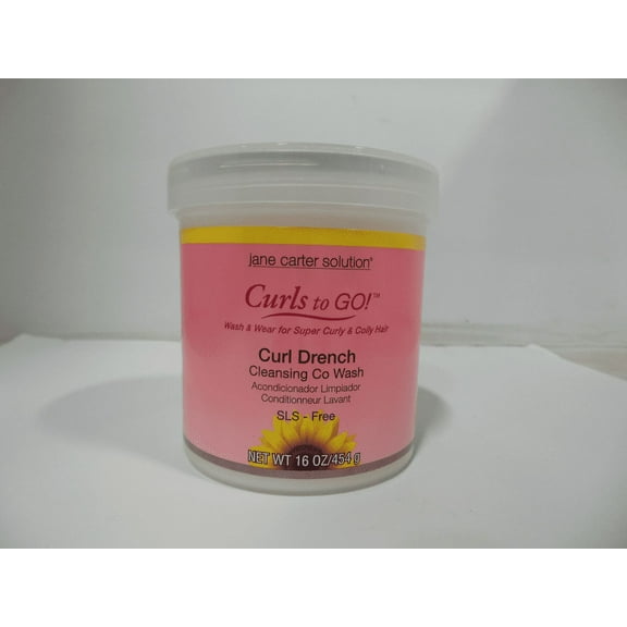 Jane Carter Curls To Go! Curl Drench Cleansing Co Wash, 16 oz