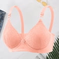 thumbnail image 4 of ManxiVoo Plus Size Wireless T Shirt Bra Full Coverage Minimizer Comfort Support for Women Adjustable Fit XL Size Watermelon Red, 4 of 7