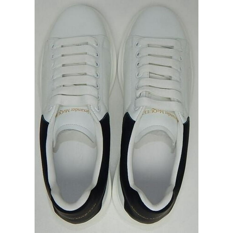 Alexander McQueen Size EU 41 US 8 Mens Leather Oversized Sneakers White 376814 Walmart